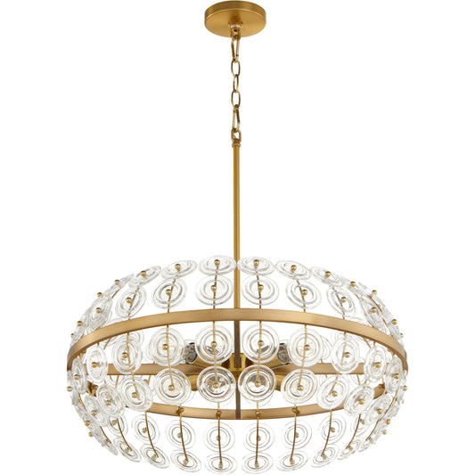 Selena 4 Light Pendant by Cyan Design. Made from glass, steel in a unique style.