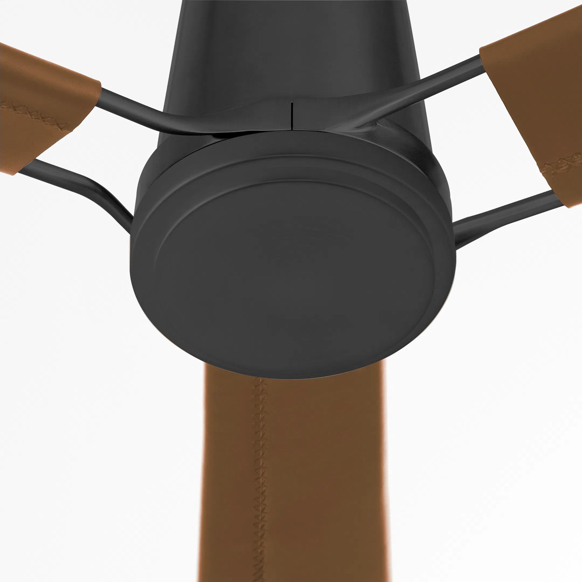 Zephyr Ceiling Fan by Cyan Design. Made from leather, steel in a modern style.