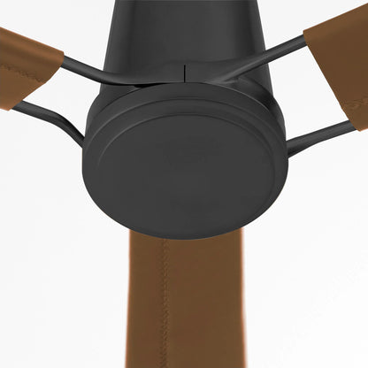 Zephyr Ceiling Fan by Cyan Design. Made from leather, steel in a modern style.