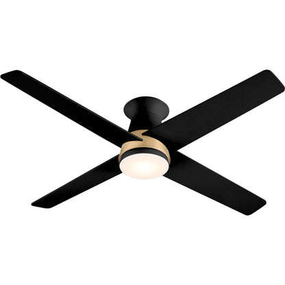 Santa Ana Ceiling Fan by Cyan Design. Made from steel, plywood in a transitional style.
