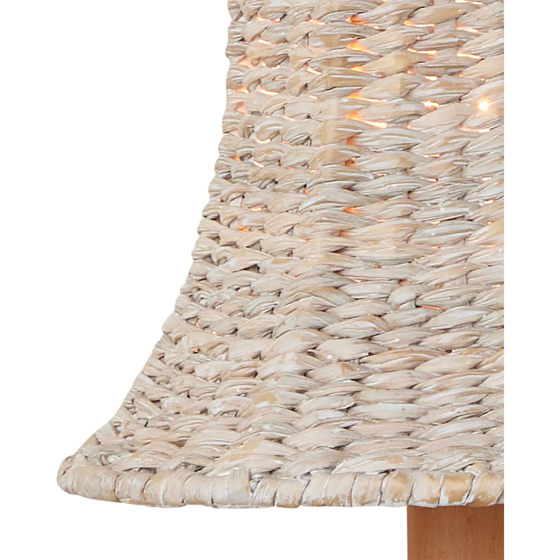 Bell Chandelier Shade by Currey and Company. Made from seagrass in a cottage & farmhouse style.