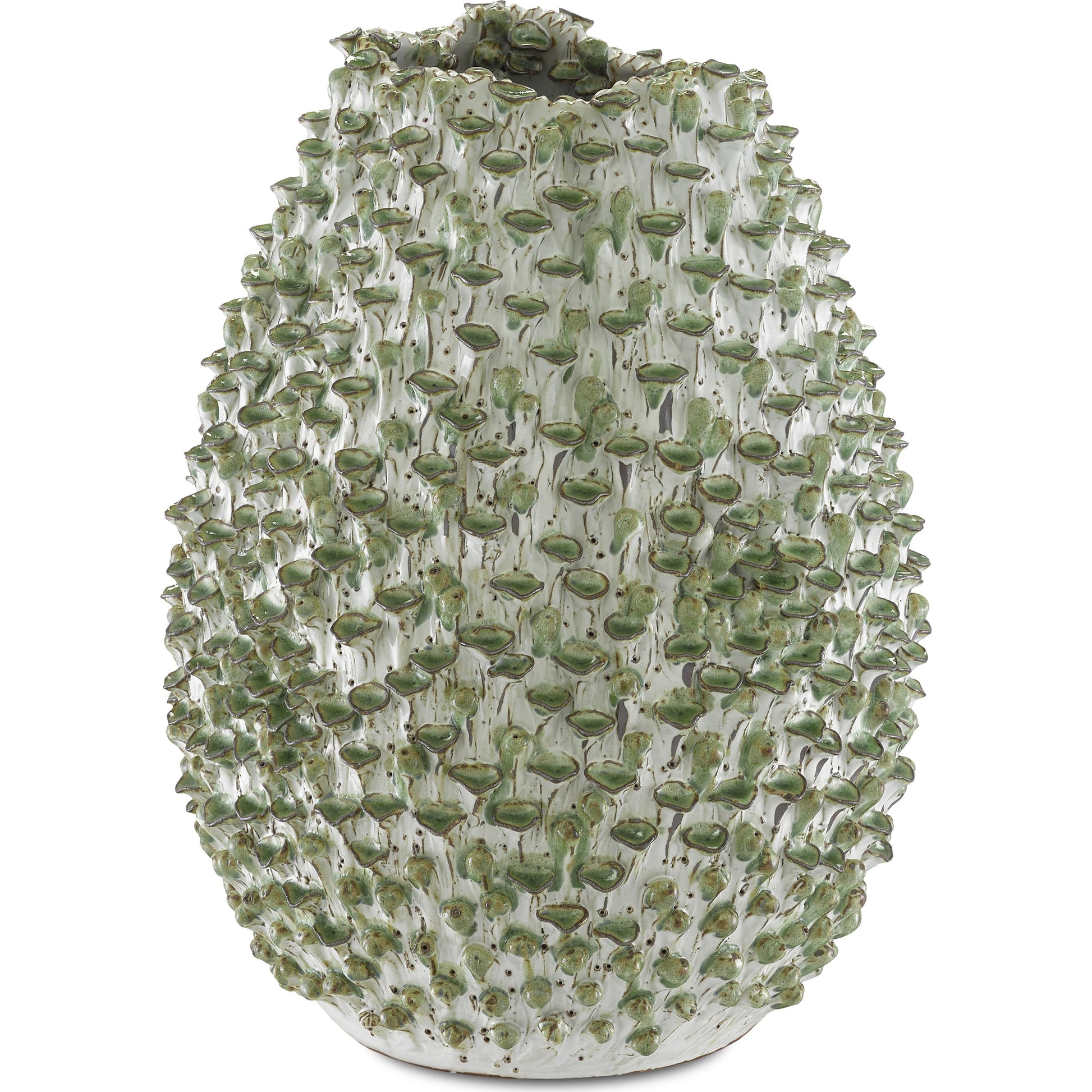 Milione Vase by Currey and Company. Made from ceramic in a coastal style.