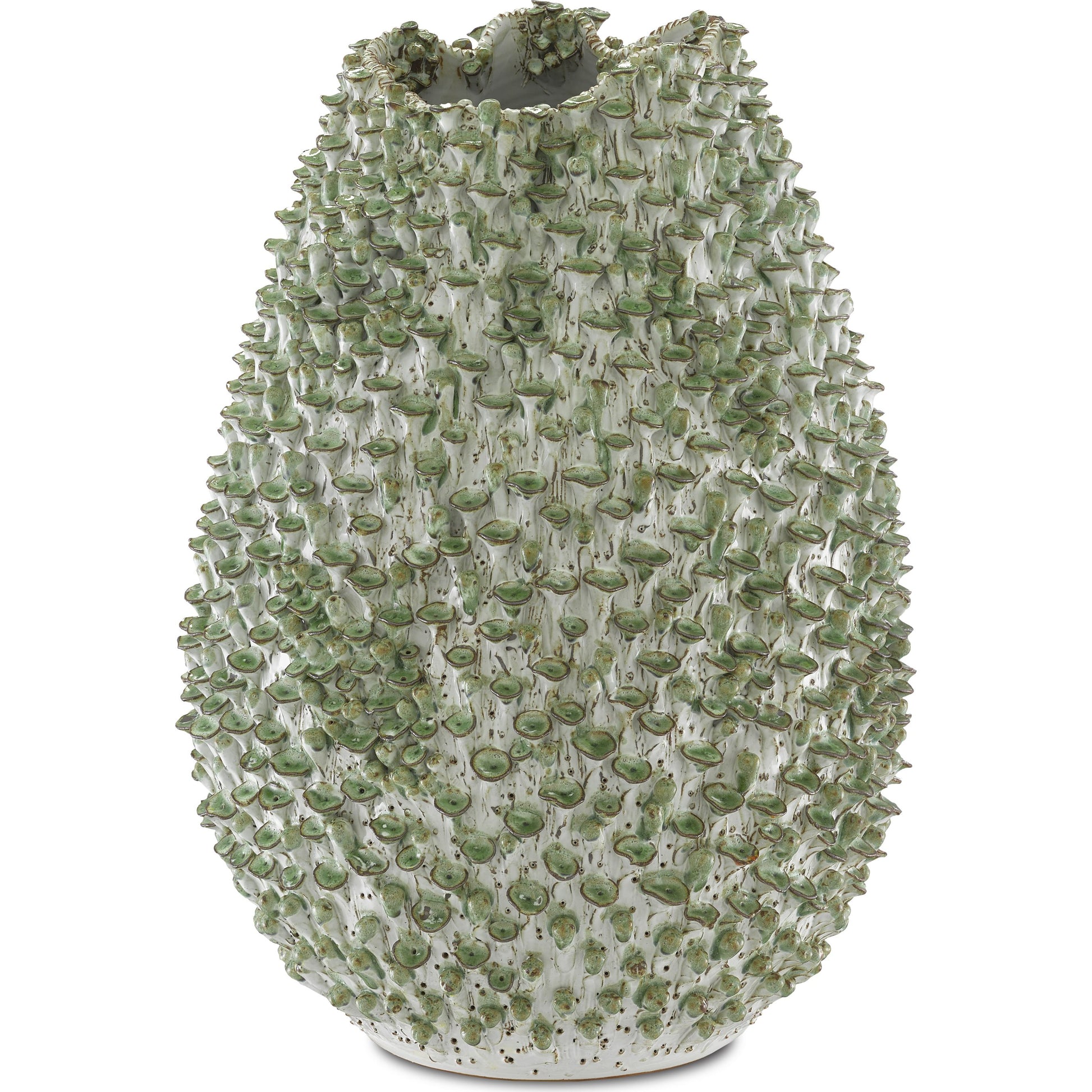 Milione Vase by Currey and Company. Made from ceramic in a coastal style.