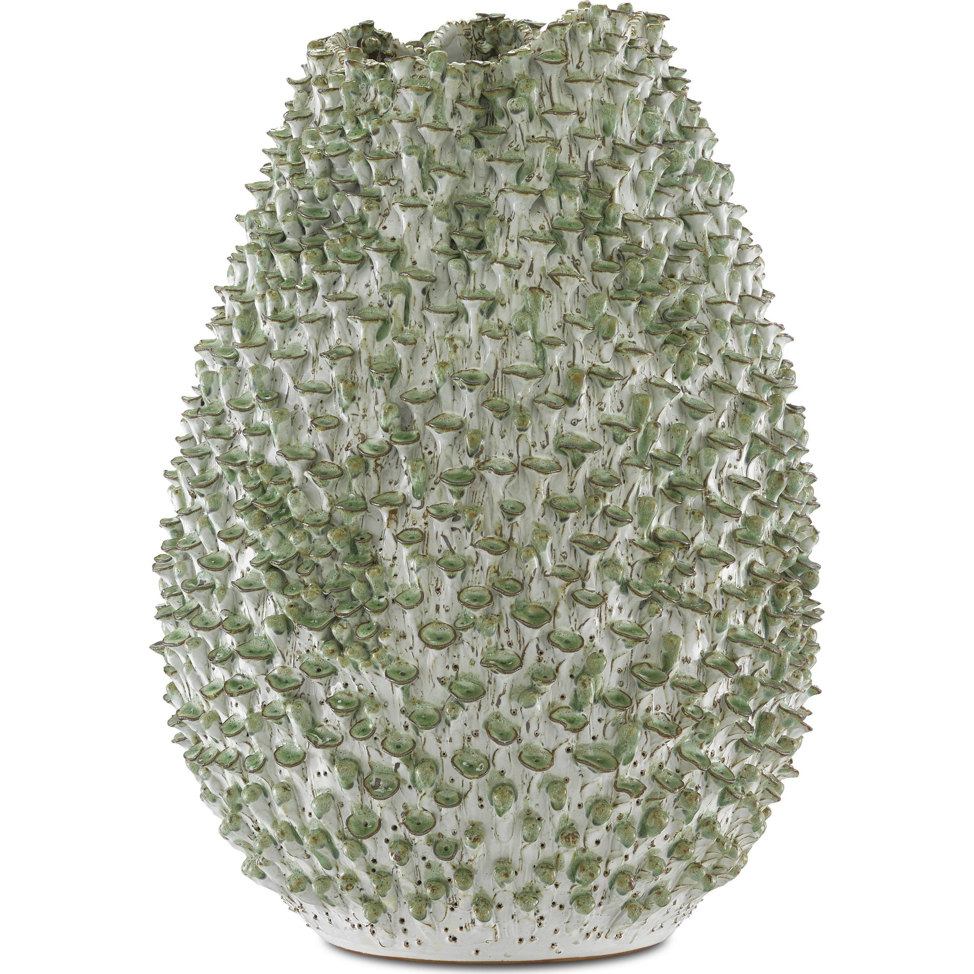 Milione Vase by Currey and Company. Made from ceramic in a coastal style.