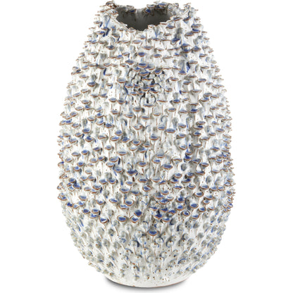 Milione Vase by Currey and Company. Made from ceramic in a coastal style.