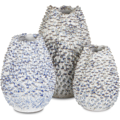 Milione Vase by Currey and Company. Made from ceramic in a coastal style.