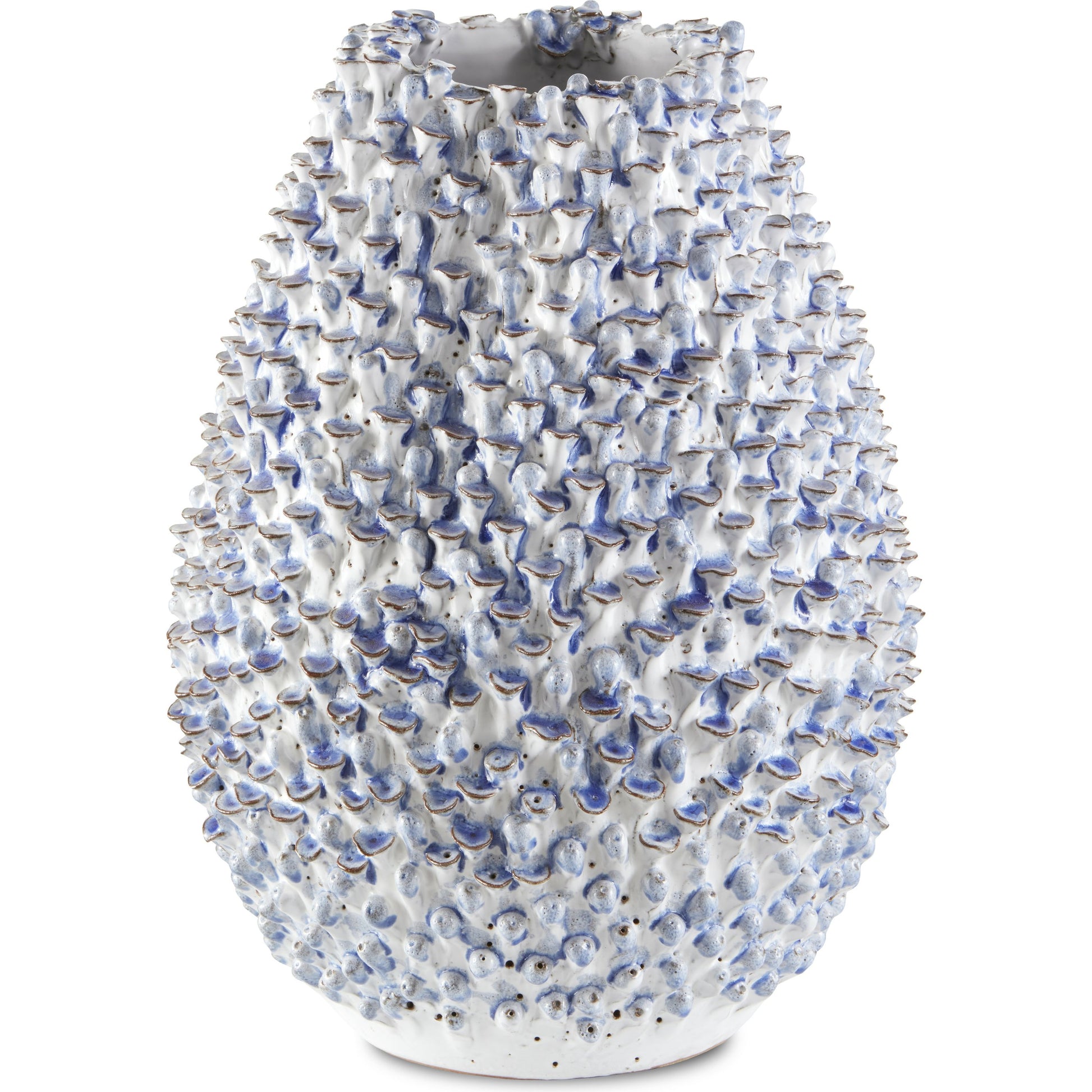 Milione Vase by Currey and Company. Made from ceramic in a coastal style.