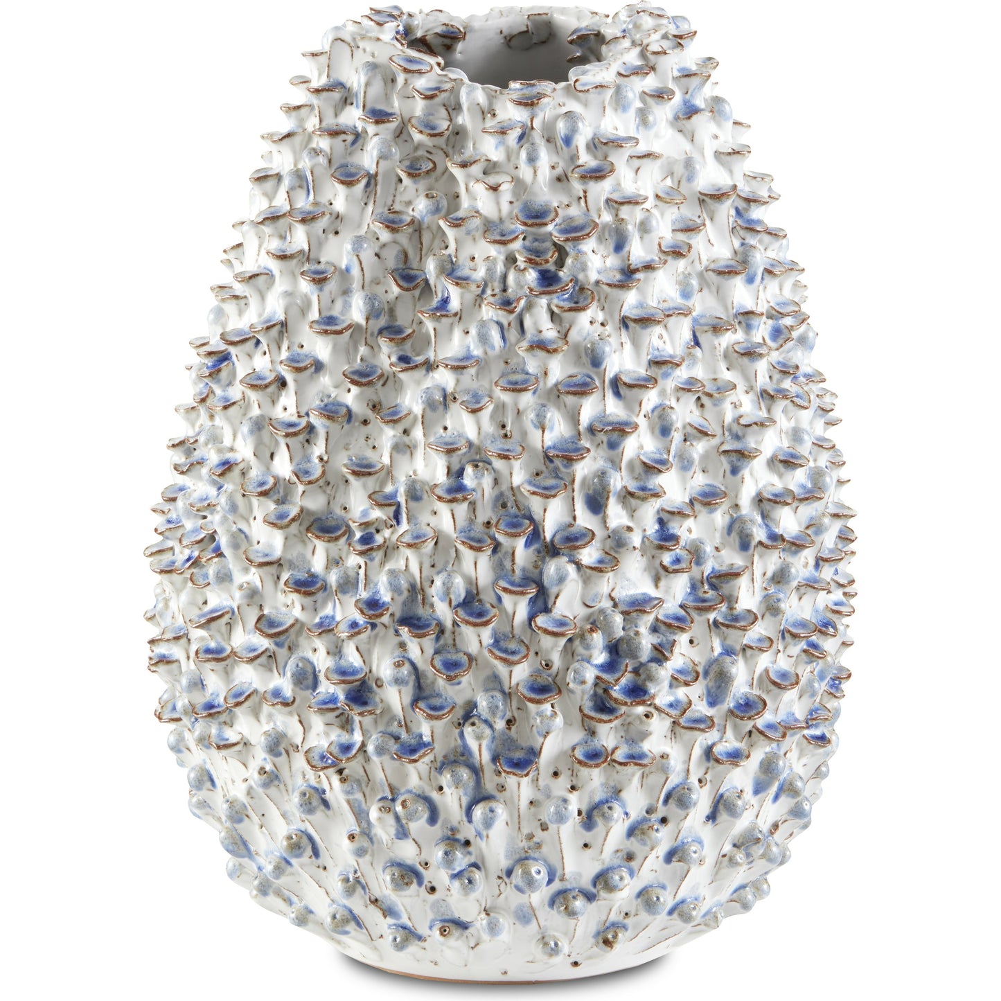 010 SI-1894424 | Additional Silo | Milione Vase by Currey and Company. Made from ceramic in a coastal style.