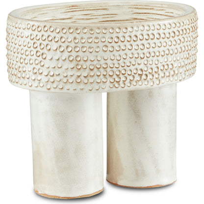 Tula Bowl by Currey and Company in ivory. Made from ceramic in a eclectic & global style.