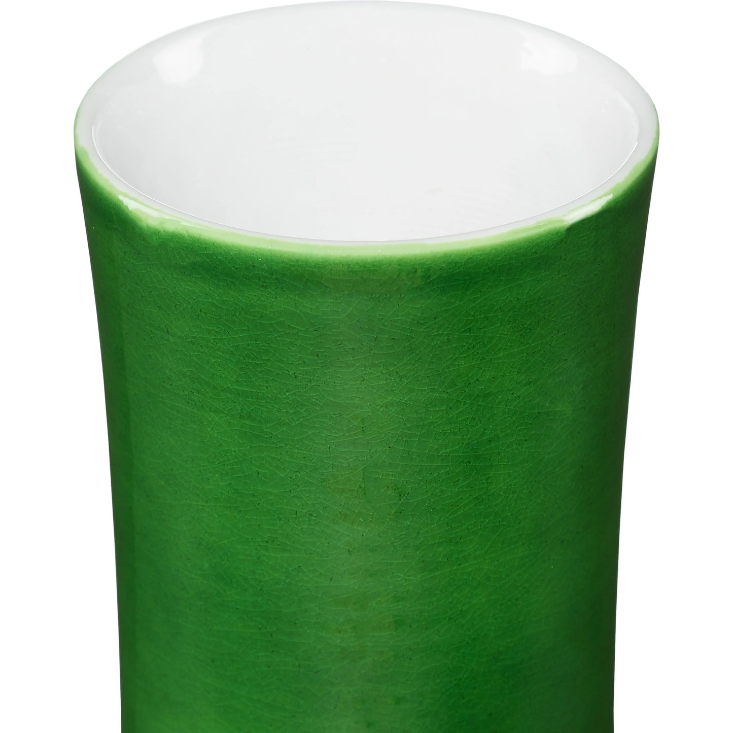 017 SI-1923953 | Closeup | Imperial by Currey and Company in green. Made from porcelain in a transitional style.