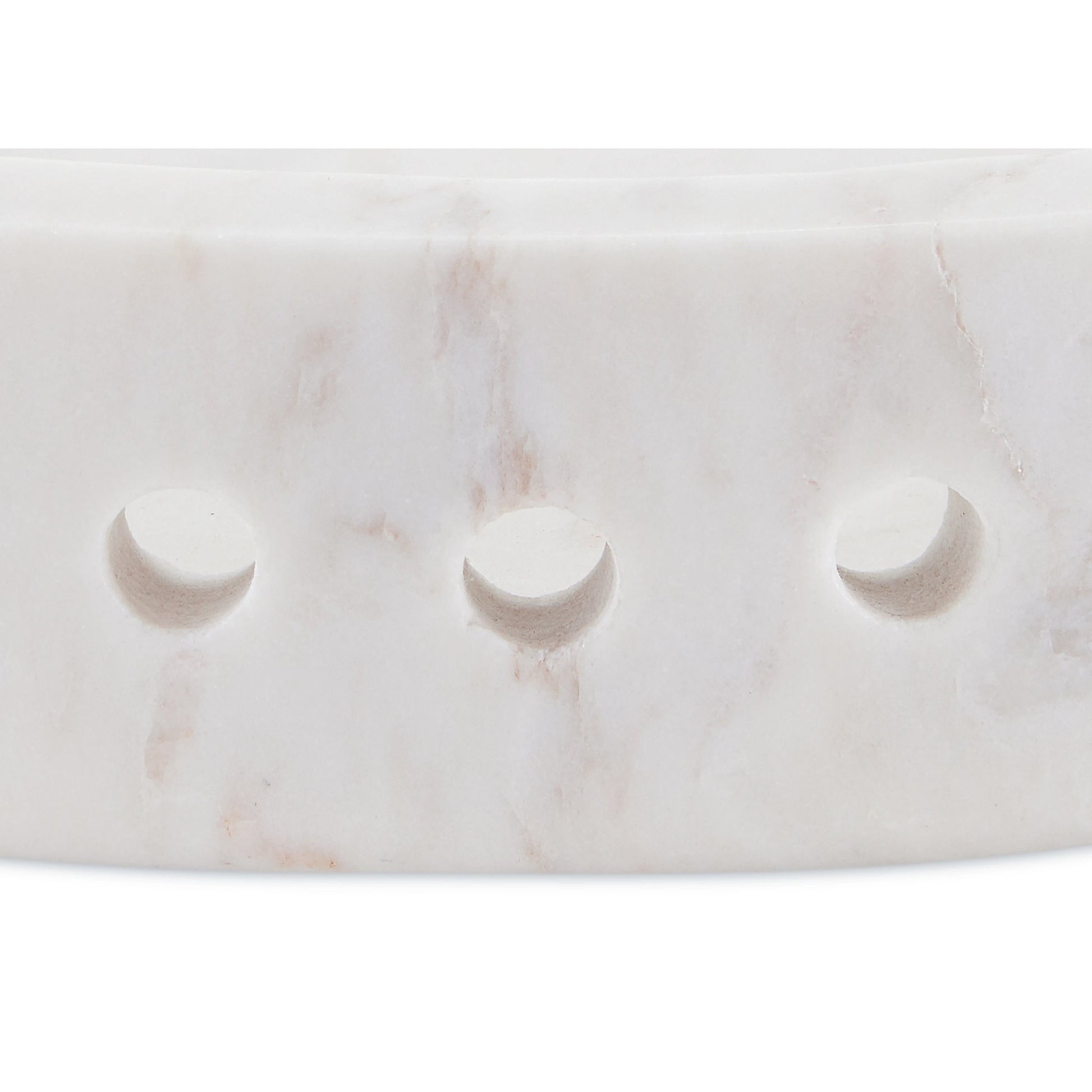 Freya Marble Tray by Currey and Company in white. Made from marble in a coastal style.