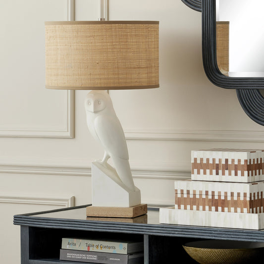 Tia Box Set by Currey and Company in white, natural. Made from bone, sheesham, linen, engineered hardwood in a modern style.