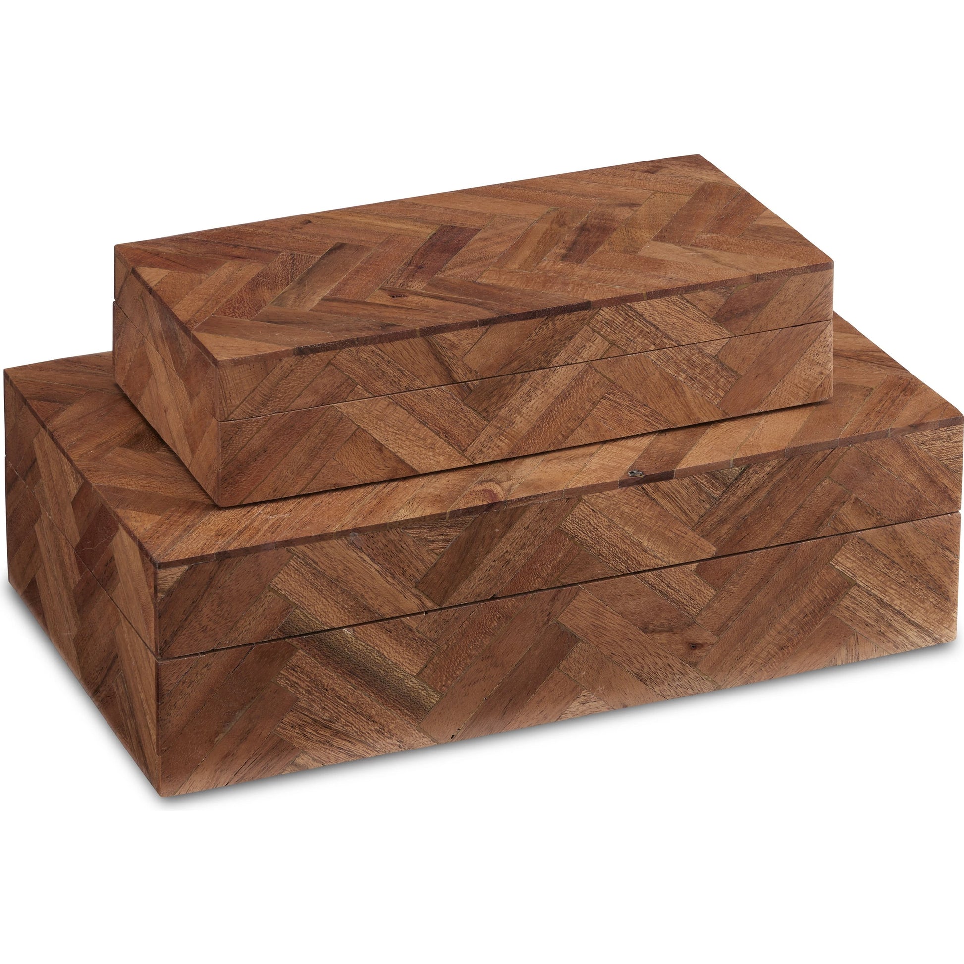 Alfeo Box Set by Currey and Company. Made from sheesham wood in a modern style.