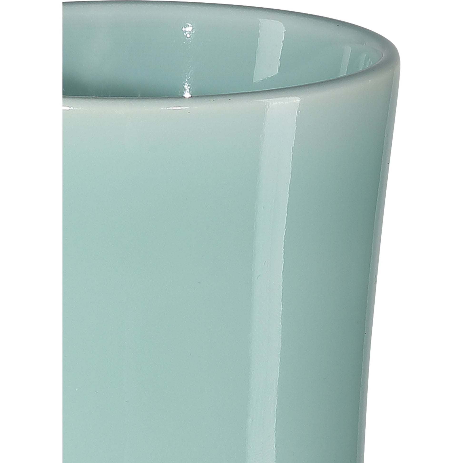 Celadon Green Straight Neck Vase by Currey and Company in celadon green. Made from porcelain in a modern style.