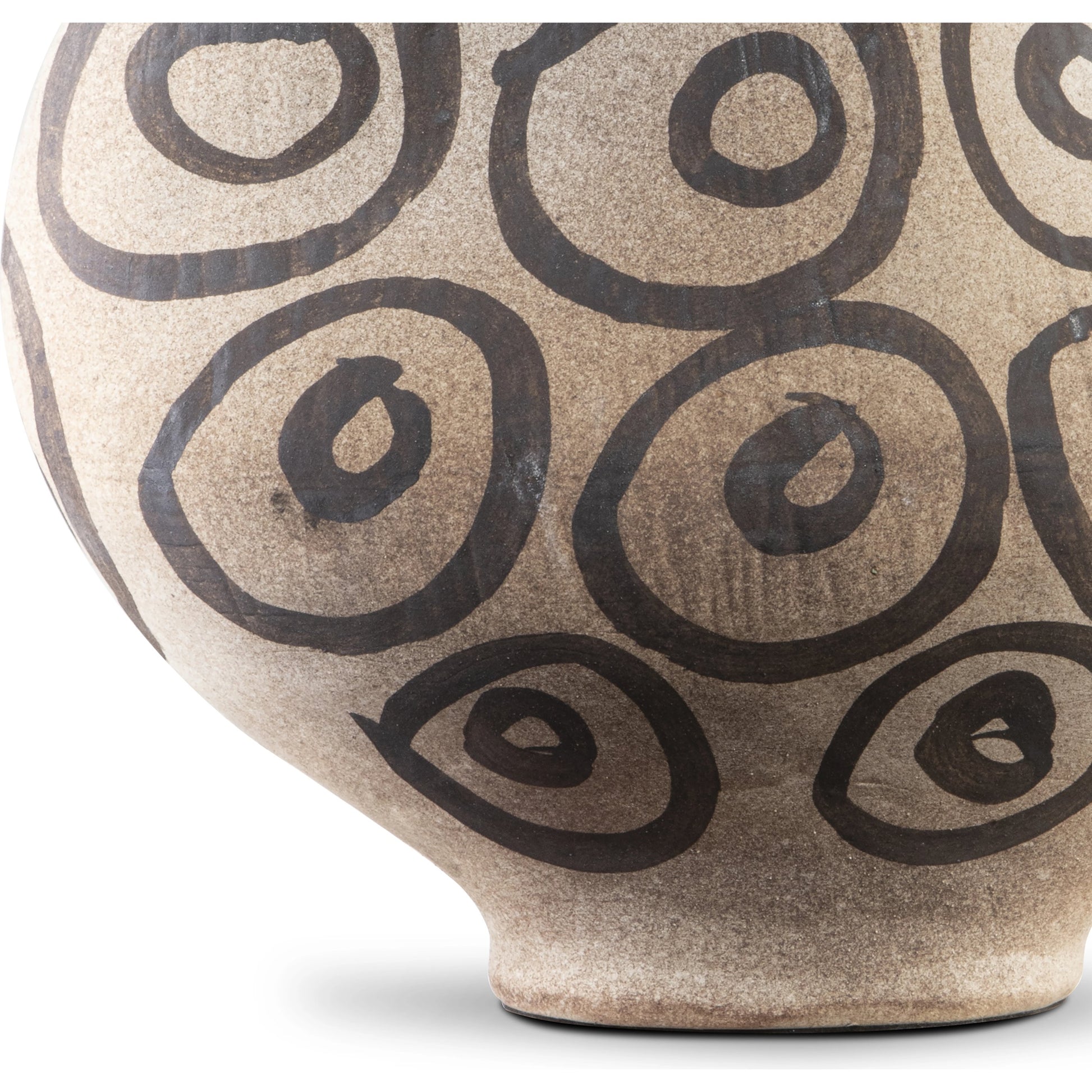 Han Dynasty Bowl by Currey and Company in textured brown, light earth. Made from porcelain in a modern style.