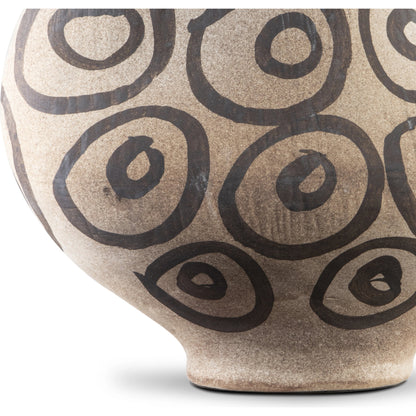 Han Dynasty Bowl by Currey and Company in textured brown, light earth. Made from porcelain in a modern style.