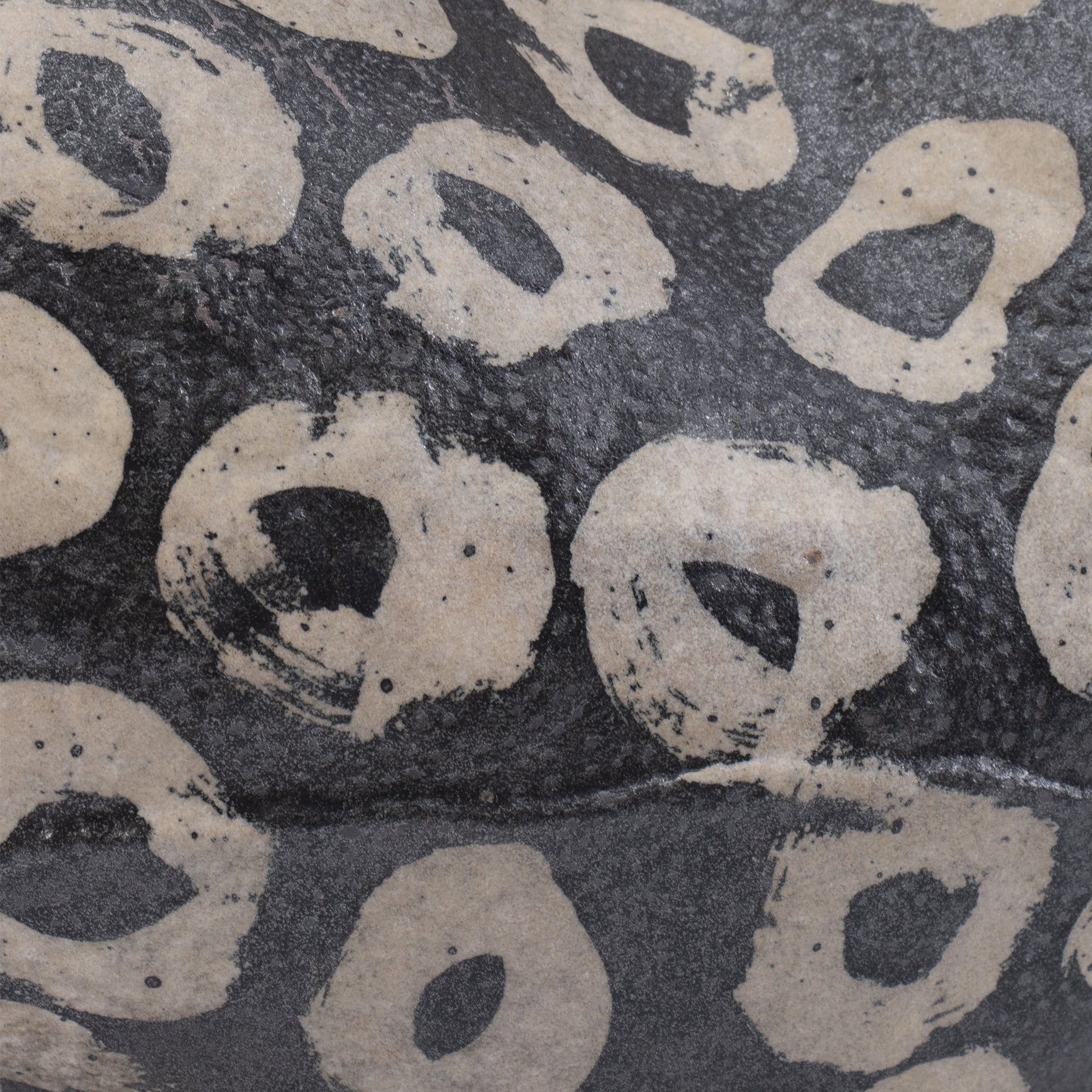 Japonesque Bowl by Currey and Company in black, light mud. Made from porcelain in a modern style.