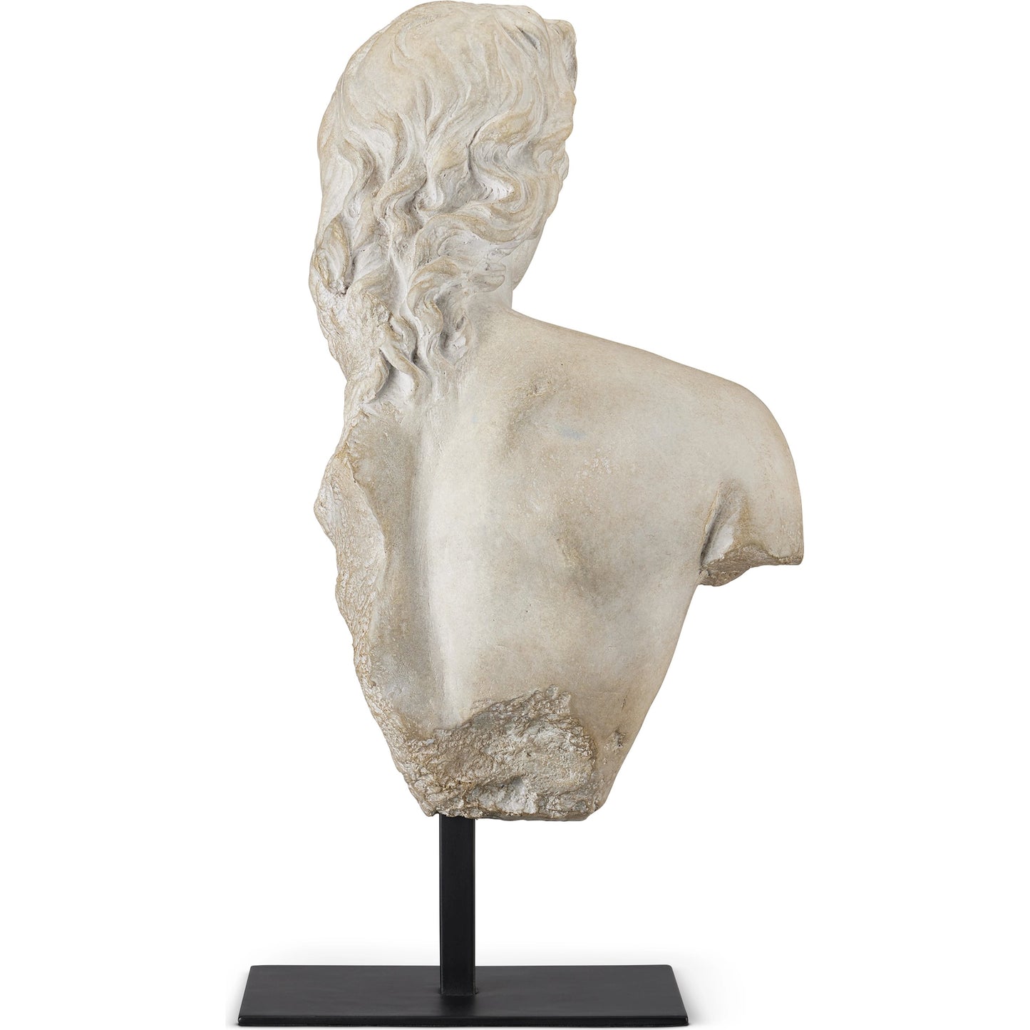 004 SI-2007909 | Additional Silo | Young Royal Greek Torso by Currey and Company in aged beige, black. Made from composite, metal in a traditional style.