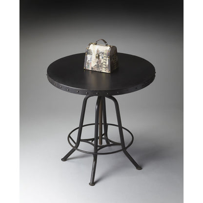 EngleWood Hall Pub Table by Butler Specialty Company in black and metalworks. Made from iron: 100% in a modern style.