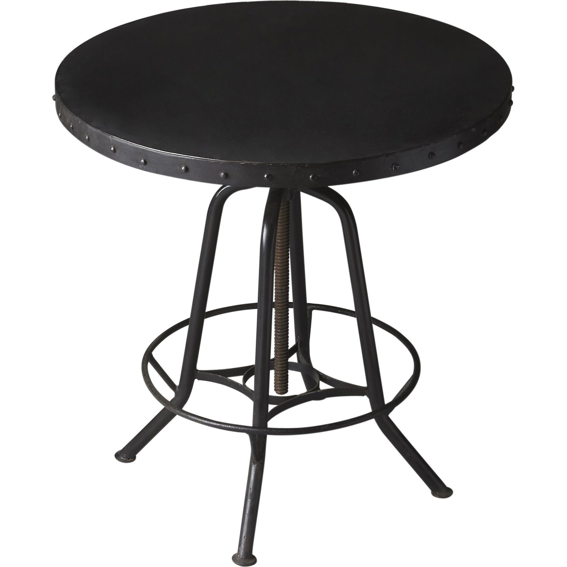 EngleWood Hall Pub Table by Butler Specialty Company in black and metalworks. Made from iron: 100% in a modern style.