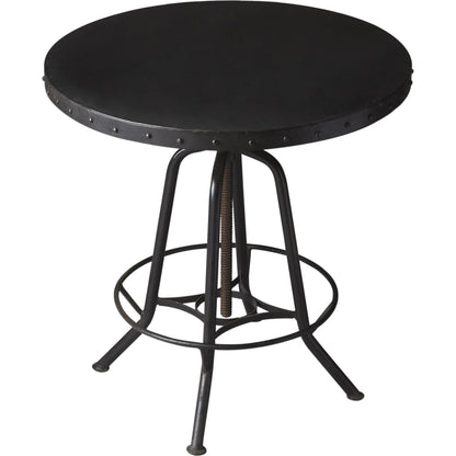 EngleWood Hall Pub Table by Butler Specialty Company in black and metalworks. Made from iron: 100% in a modern style.