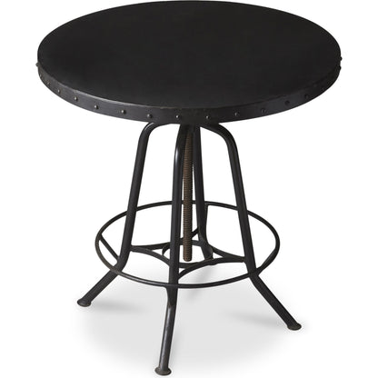 EngleWood Hall Pub Table by Butler Specialty Company in black and metalworks. Made from iron: 100% in a modern style.
