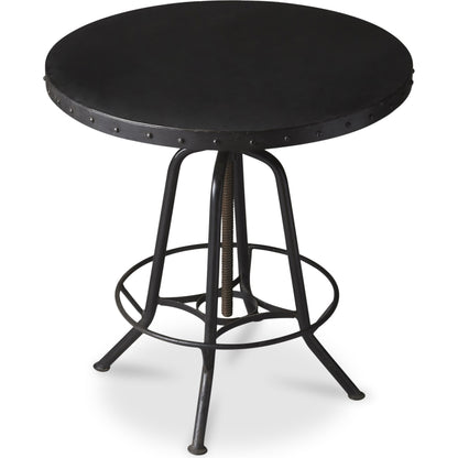 EngleWood Hall Pub Table by Butler Specialty Company in black and metalworks. Made from iron: 100% in a modern style.