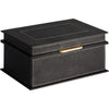 Black, Grey, Antique Brass