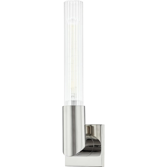 Asher 1 Light Wall Sconce by Hudson Valley. Made from steel in a modern style.