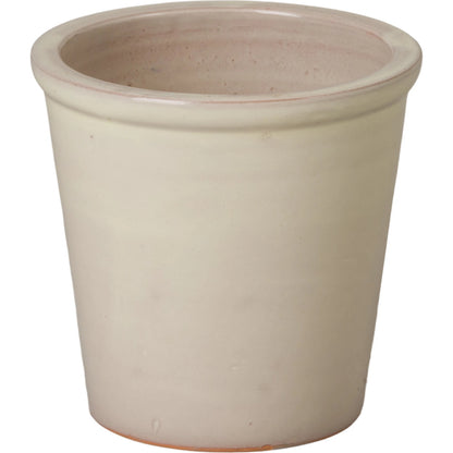 Pail Planter by Emissary in glossy glaze. Made from ceramic in a cottage & farmhouse style.
