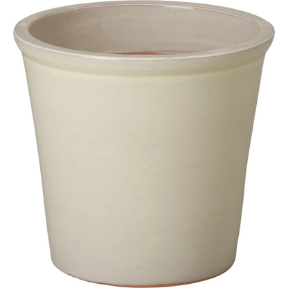 Pail Planter by Emissary in glossy glaze. Made from ceramic in a cottage & farmhouse style.