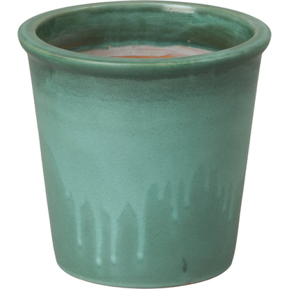 Pail Planter by Emissary in glossy glaze. Made from ceramic in a cottage & farmhouse style.