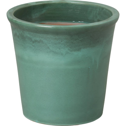 Pail Planter by Emissary in glossy glaze. Made from ceramic in a cottage & farmhouse style.