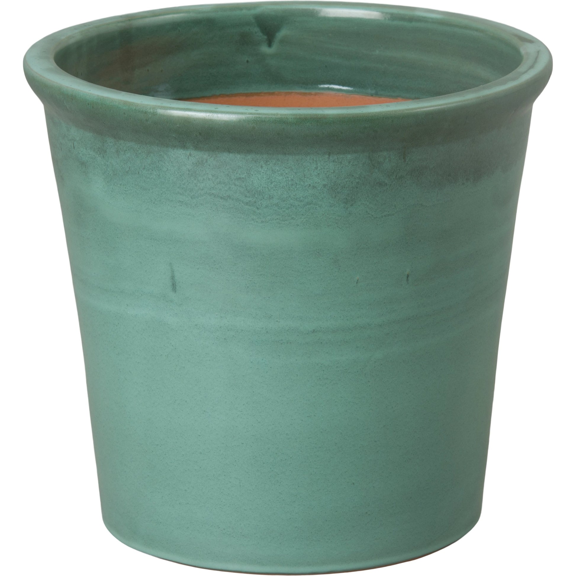 Pail Planter by Emissary in glossy glaze. Made from ceramic in a cottage & farmhouse style.