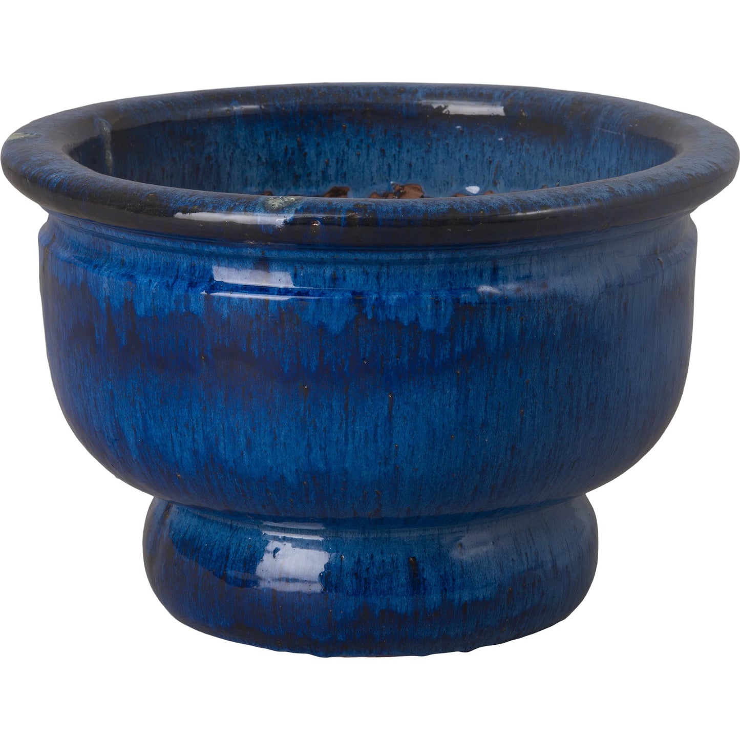 000 SI-2630355 | Primary Silo | Bowl Indoor/Outdoor Planter on Pedestal by Emissary in glossy glaze. Made from ceramic in a unique style.