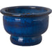 Bowl Indoor/Outdoor Planter on Pedestal by Emissary in glossy glaze. Made from ceramic in a unique style.
