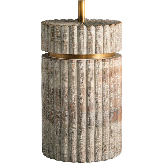 Zucca Box by Cyan Design in distressed taupe, brass. Made from ardu wood, brass in a unique style.