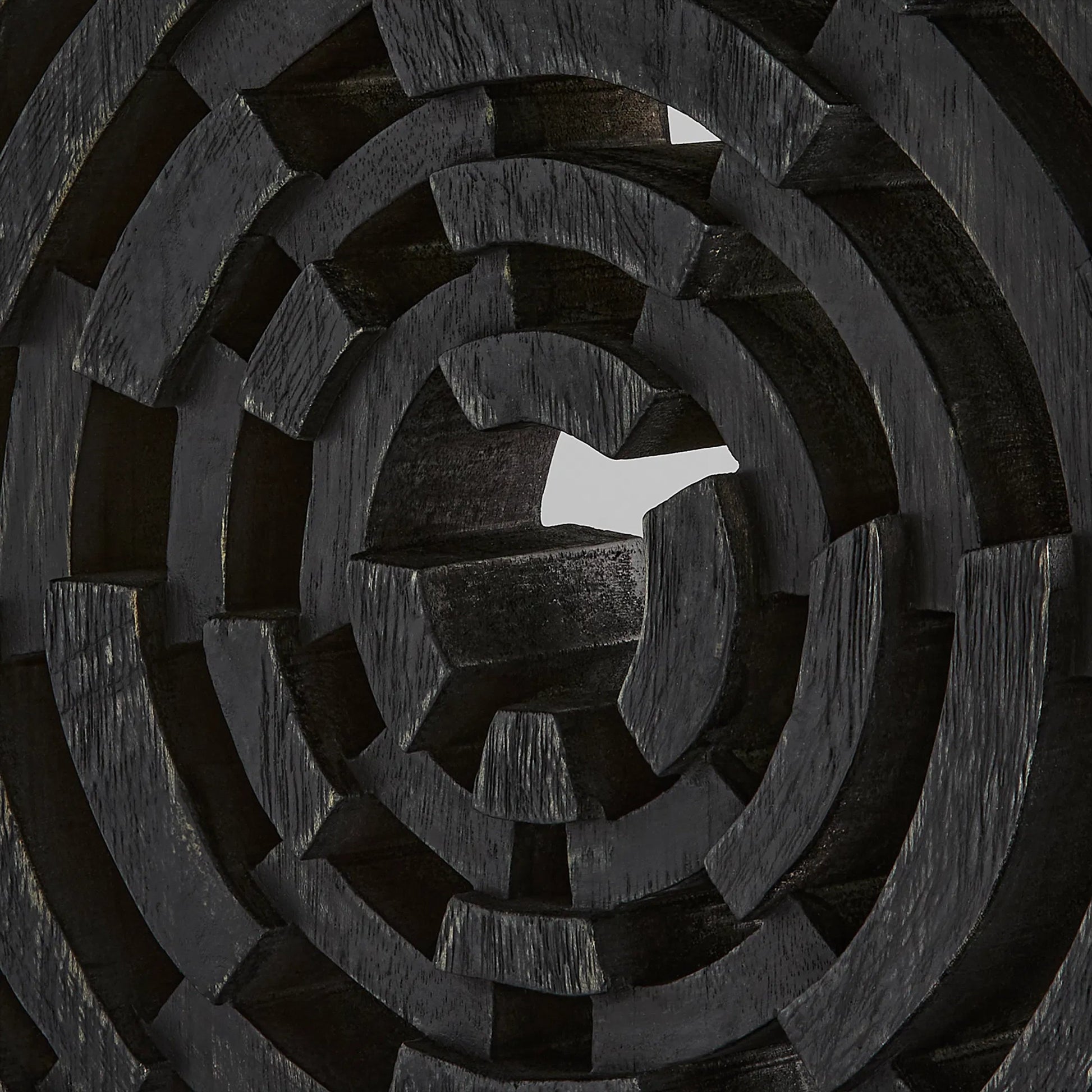 Vortex Sculpture by Cyan Design in black walnut. Made from ardu wood in a rustic style.