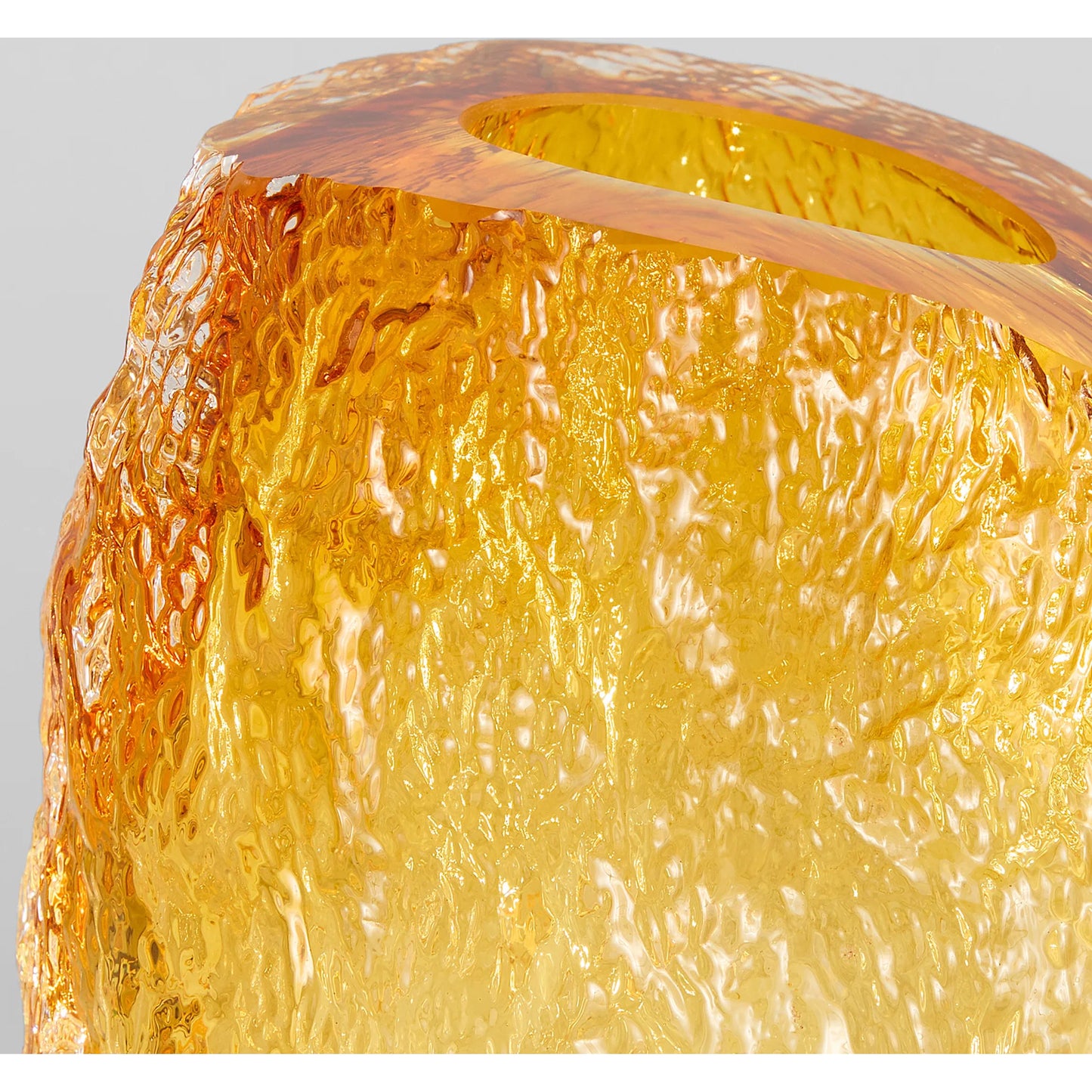 007 SI-2328533 | Closeup | Baltic Vase by Cyan Design in amber, clear. Made from glass in a eclectic & global style.