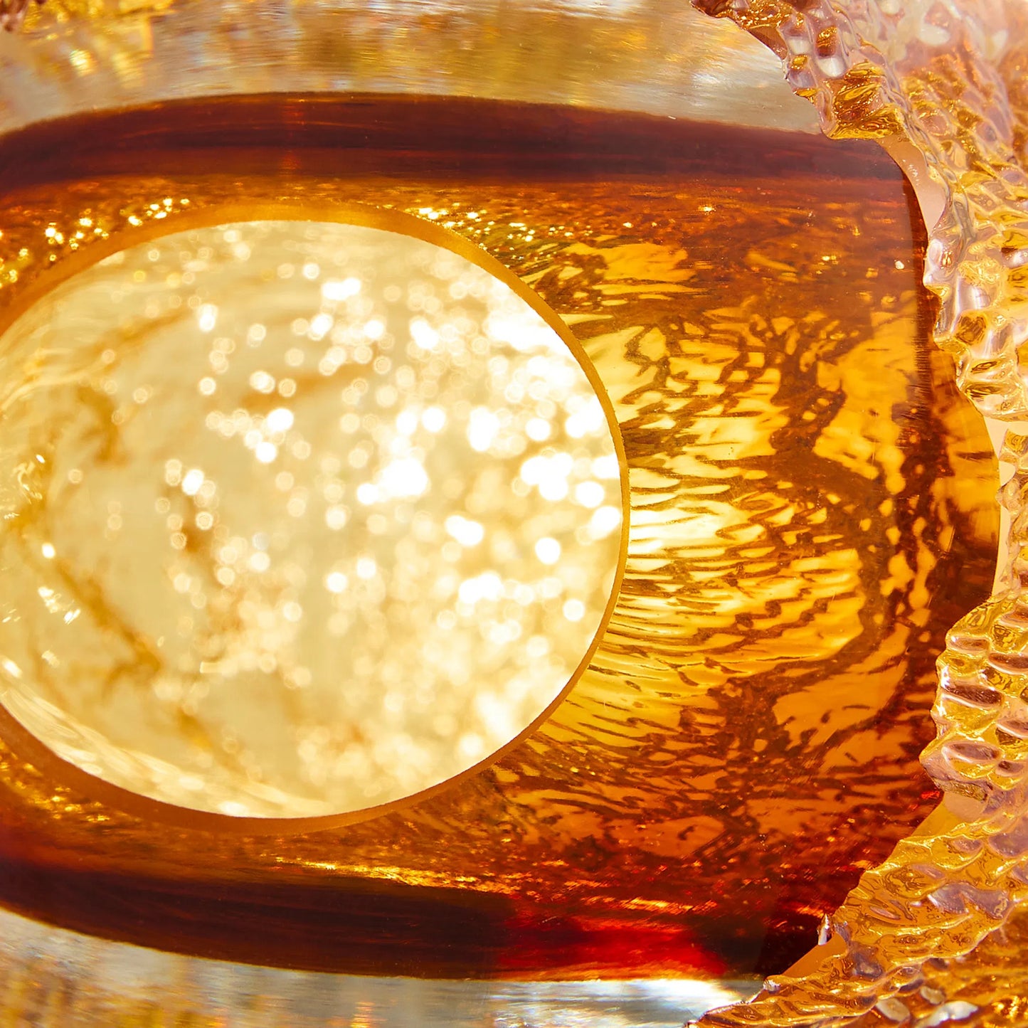 008 SI-2328533 | Closeup | Baltic Vase by Cyan Design in amber, clear. Made from glass in a eclectic & global style.