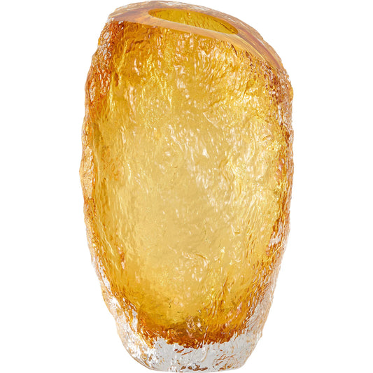 Baltic Vase by Cyan Design in amber, clear. Made from glass in a unique style.