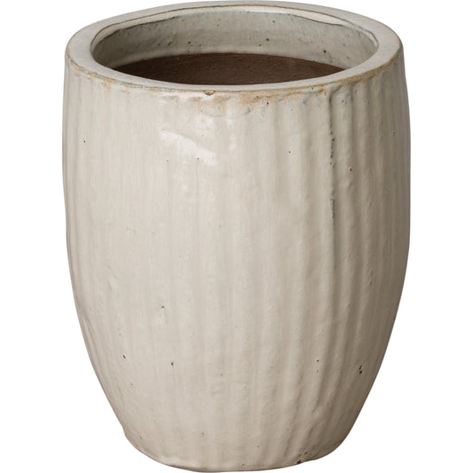 Round Ridged Planter by Emissary USA. Made from unique in a modern style.