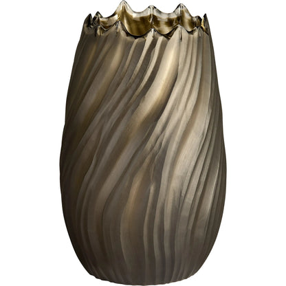 Seagrass Vase by Cyan Design in brown. Made from glass in a modern style.
