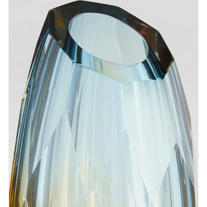Alba Vase by Cyan Design in blue, amber, orange. Made from glass in a eclectic & global style.