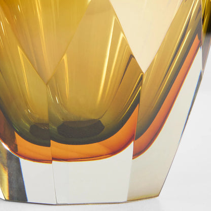 Alba Vase by Cyan Design in blue, amber, orange. Made from glass in a eclectic & global style.