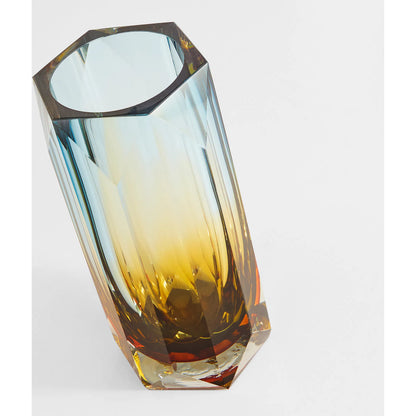 Alba Vase by Cyan Design in blue, amber, orange. Made from glass in a eclectic & global style.