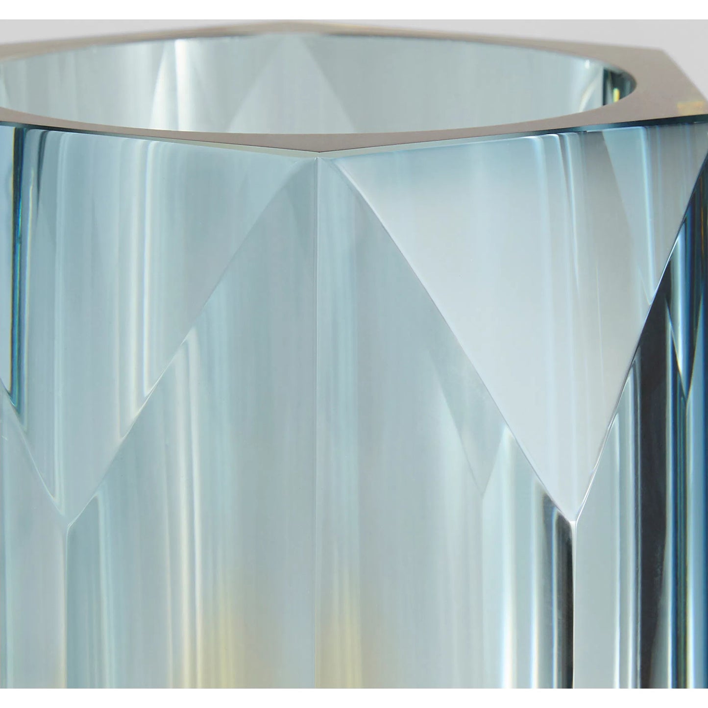 015 SI-2328510 | Closeup | Alba Vase by Cyan Design in blue, amber, orange. Made from glass in a eclectic & global style.