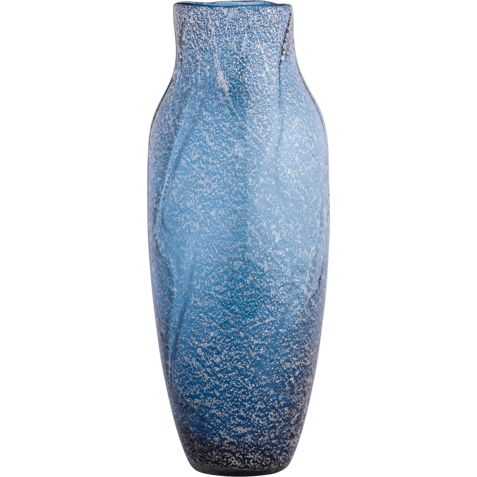 Galaxy Vase by Cyan Design in blue. Made from glass in a eclectic & global style.