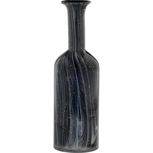 Infinity Vase by Cyan Design in black, grey, gold. Made from glass in a unique style.