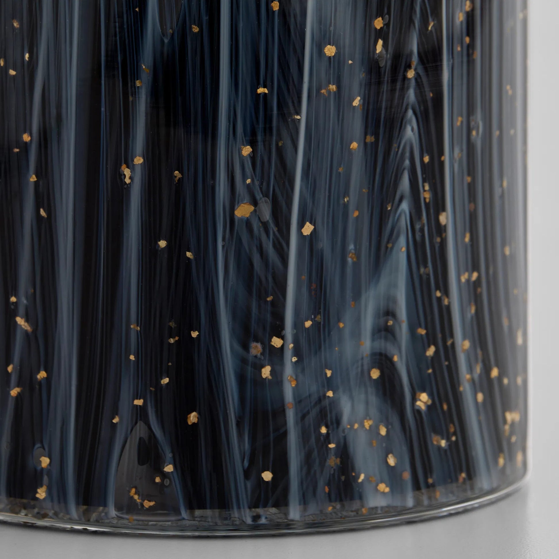 Infinity Vase by Cyan Design in black, grey, gold. Made from glass in a eclectic & global style.